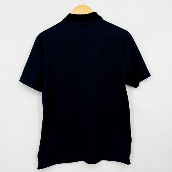 Calvin Klein Colorblocked Polo shirt Navy Combo, Size Small, Collar Snap close - Picture 3 of 9